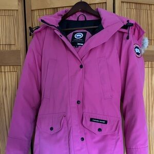 Hot Pink Canada Goose Jacket!